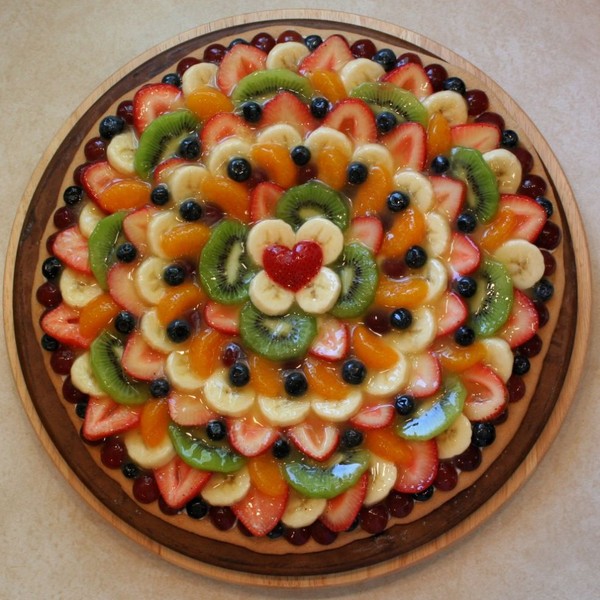 Как приготовить фруктовую пиццу
