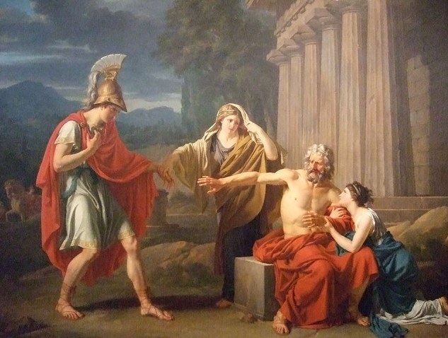 Oedipus, a Greek hero, punished for consanguinity marriage