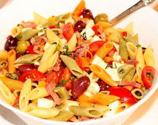 итальянский салат с пастой