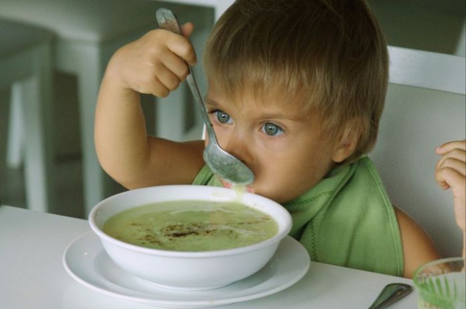 Как приготовить зеленый детский суп-пюре