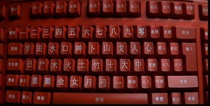 How does a Chinese keyboard