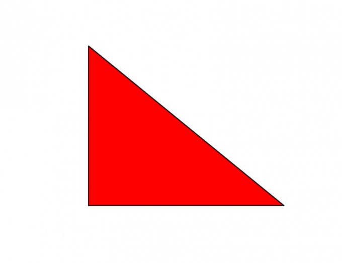 Как выглядят прямоугольные треугольники 