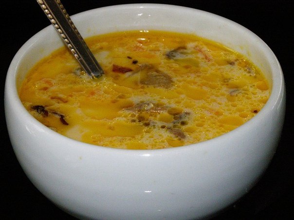 Суп из соленых груздей
