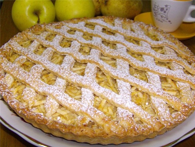 Пирог яблочный "Солнечный"