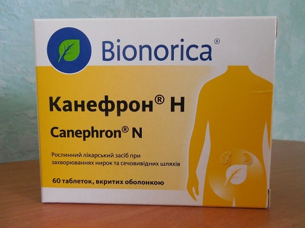 Упаковка таблеток "Канефрона"