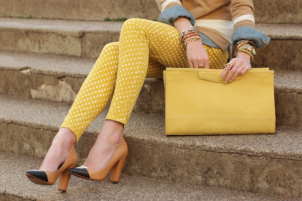 Летний сезон 2014: желтые джинсы