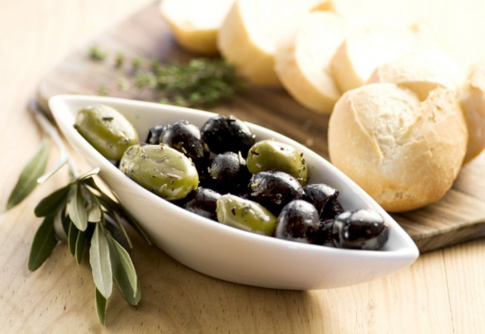 Закуски с оливками