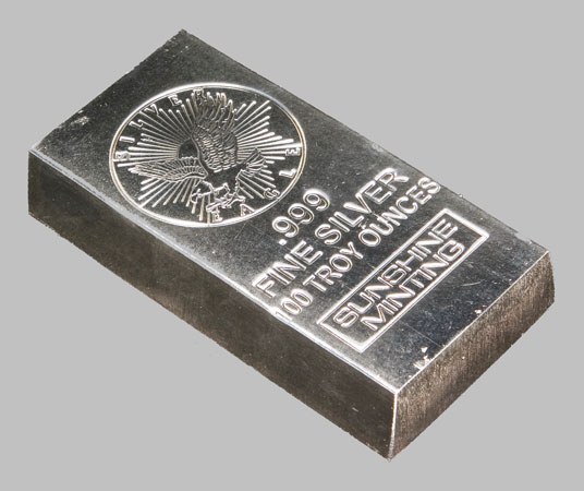 Ingot 999 silver is a good investment.