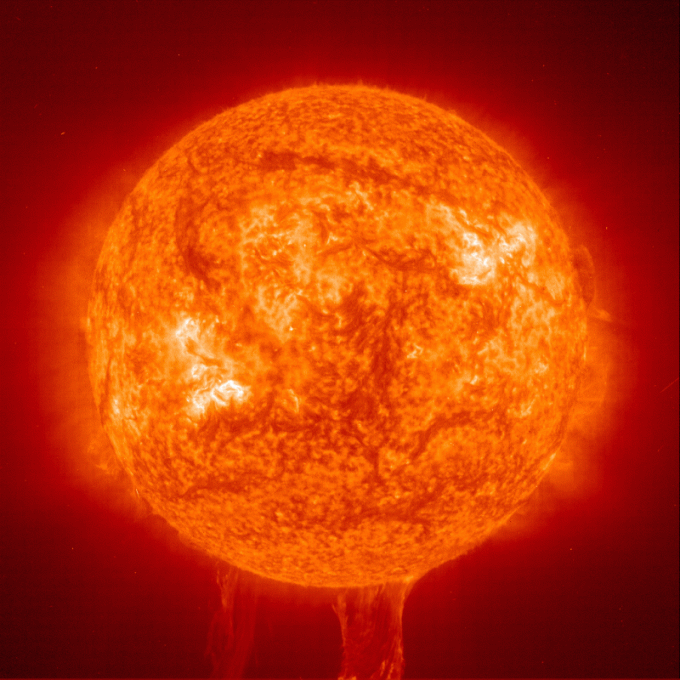 A Photograph Of The Sun
