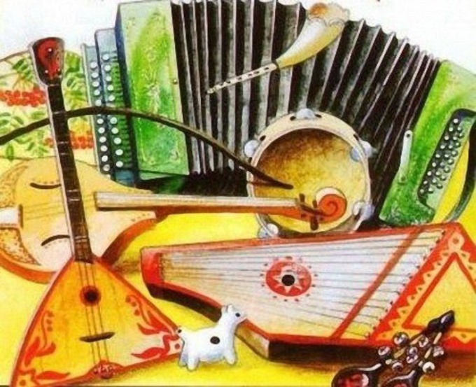 Какие музыкальные инструменты считаются народными