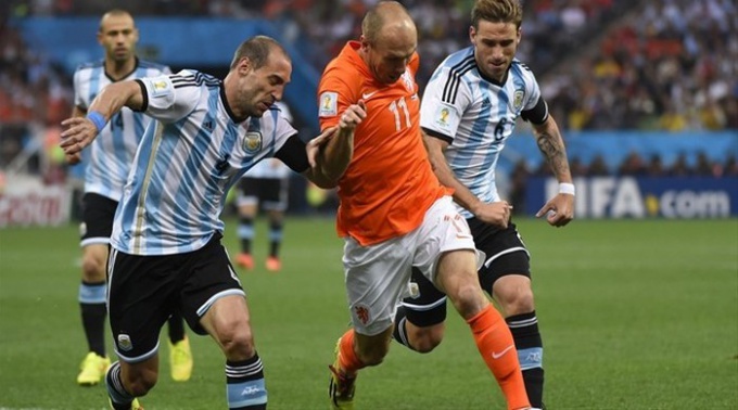 Полуфинал ЧМ 2014 по футболу: Нидерланды - Аргентина
