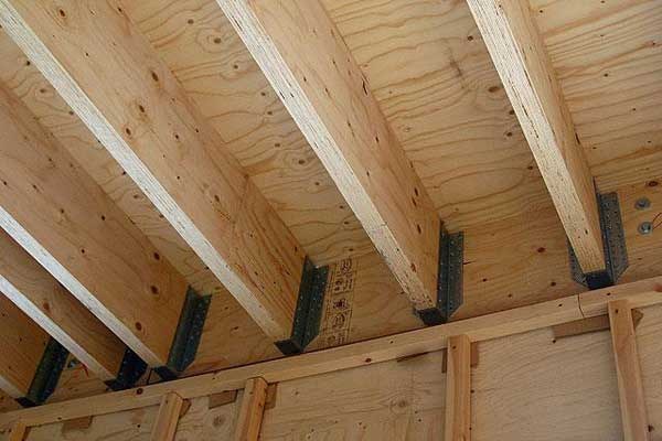 В каких домах можно делать деревянные перекрытия