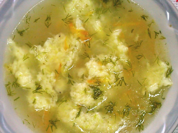 Как приготовить грибной суп с клецками