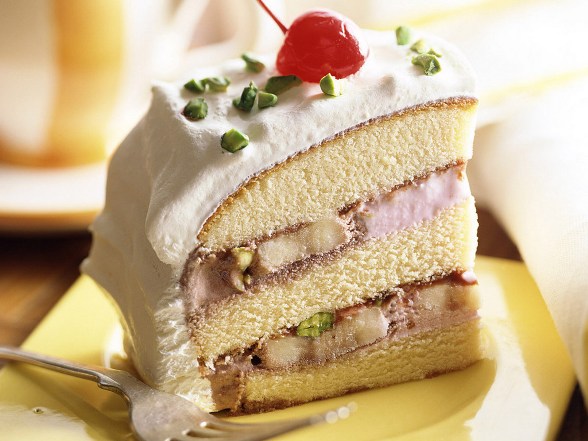 Торт-десерт "Шоколадно-банановый мусс"