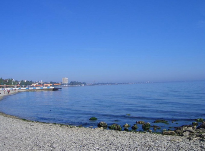 The sea in Feodosiya
