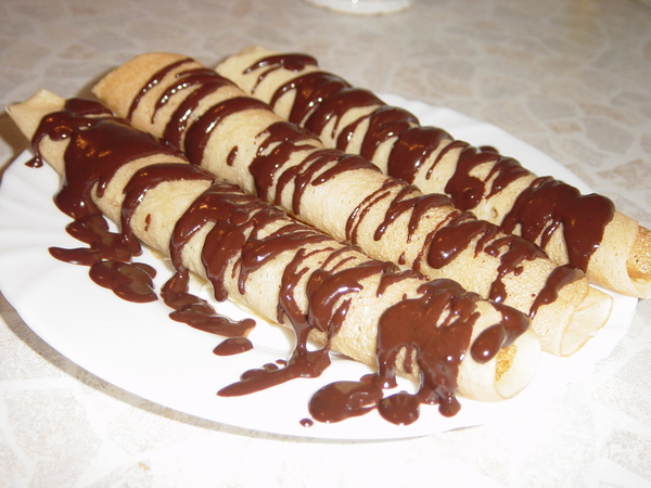 Шоколадно-ореховая паста для блинчиков