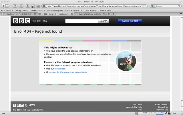 Что означает страница 404 error
