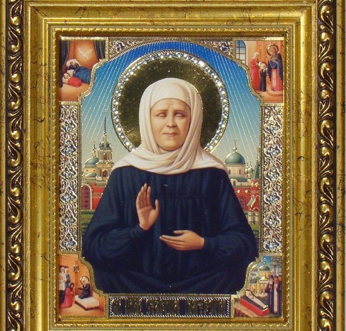 Holy Blessed Eldress Matrona Of Moscow