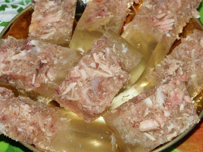 How to cook aspic with rabbit meat