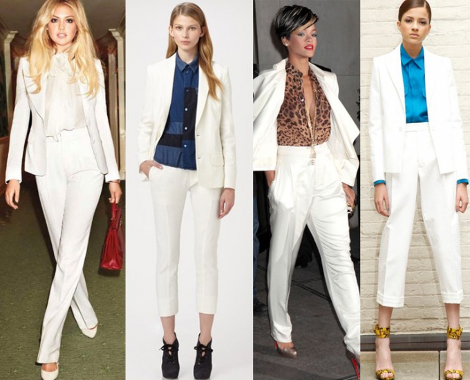 What color shirt will suit to a white suit 