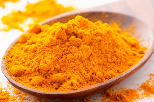 What can be treated with turmeric