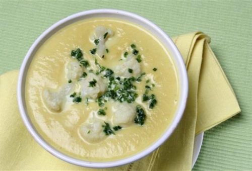 Как приготовить крем-суп из цветной капусты с голубым сыром