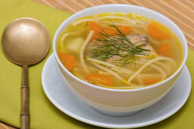 Рецепт куриного супа с лапшой