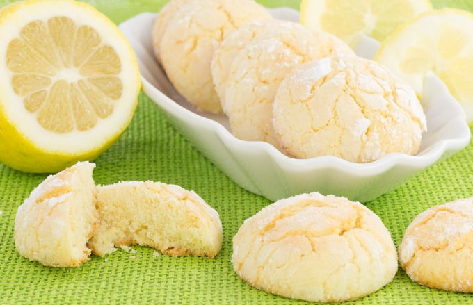  Готовим дома нежное лимонное печенье