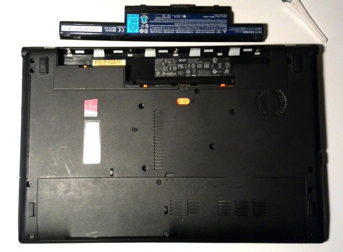 Disable the battery laptop Acer Aspire V3-571G