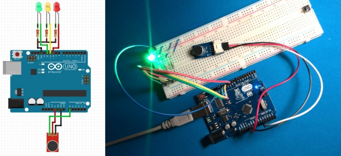 Простейший "эквалайзер" на Arduino