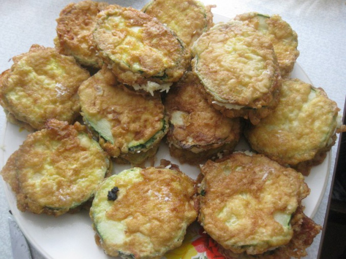 How to cook zucchini in batter