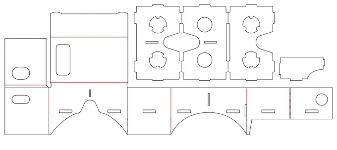 Pattern for points of virtual reality