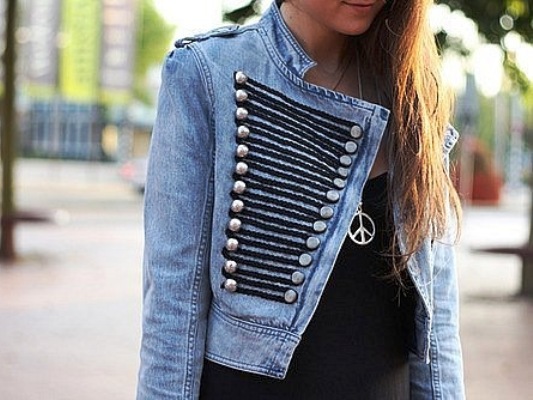 A few simple ways how to decorate a Jean jacket 