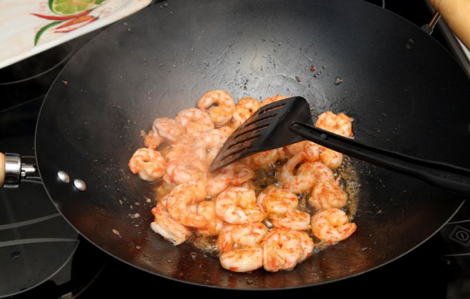How to fry shrimp
