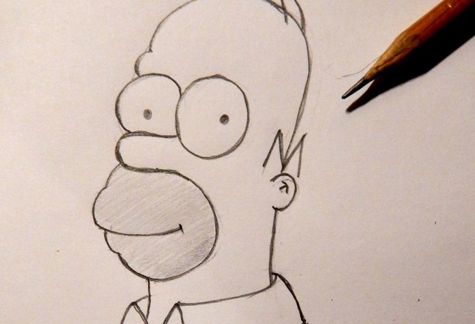 Как нарисовать Гомера Симпсона?