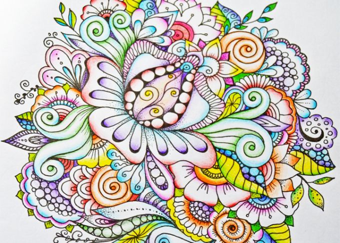 anti-stress coloring pages for adults