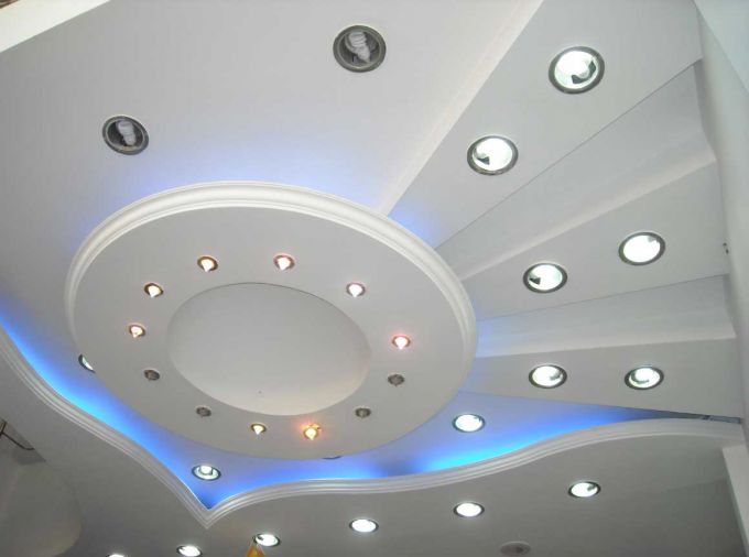 How to sew a plasterboard ceiling panels