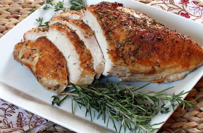 Juicy Turkey breast in the oven