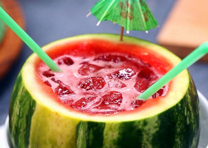 How to cook fruit Cup watermelon