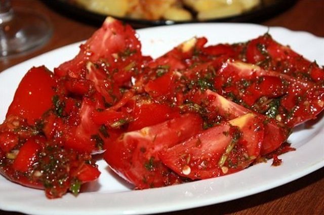 Snack "tomatoes in Korean"