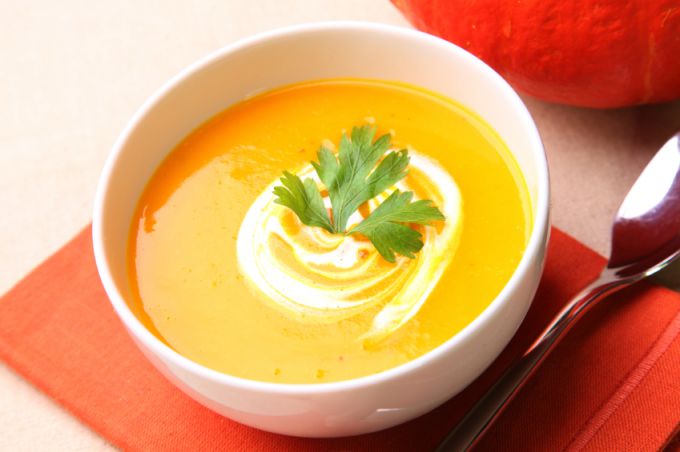 Pumpkin cream soup