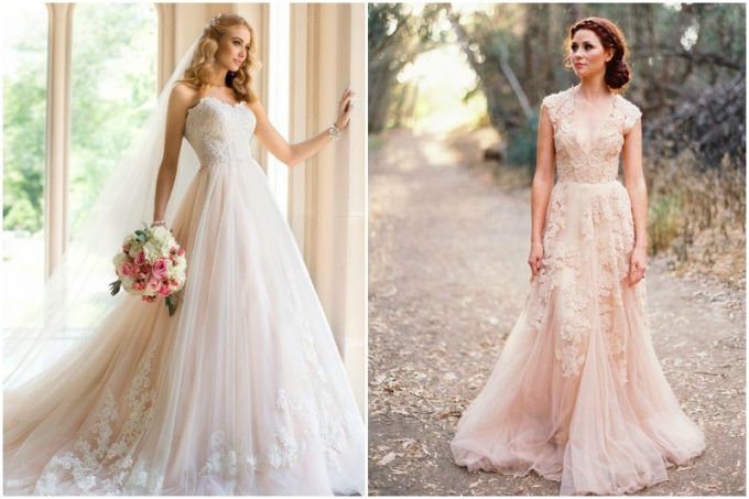 Свадебные платья: выбор цвета и символизм