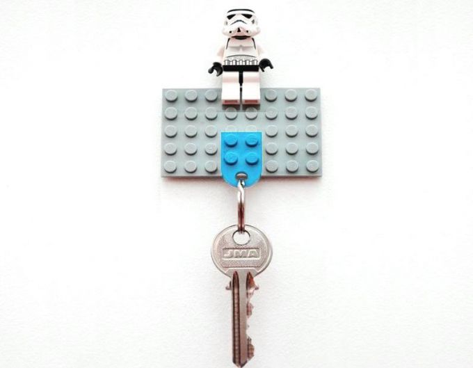 Как просто сделать ключницу из "Лего"