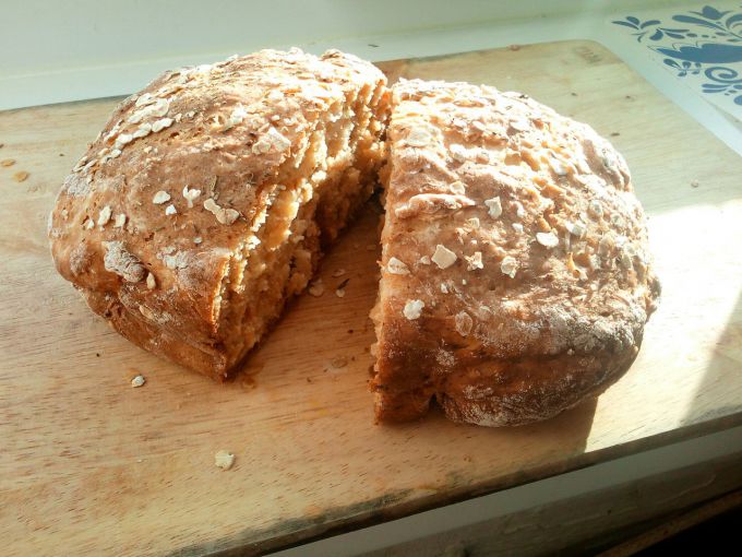 Как сделать вкусный бездрожжевой хлеб