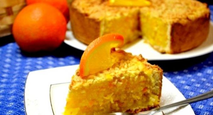 Как испечь вкусный апельсиновый пирог 