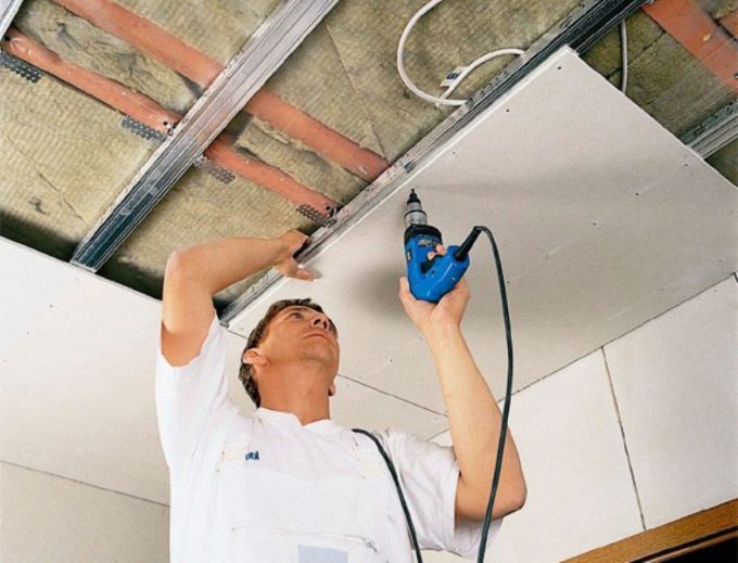 Как сделать подвесной потолок своими руками