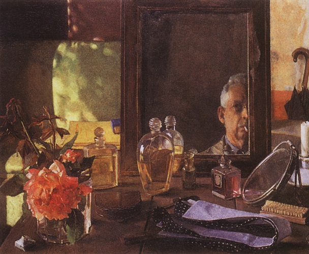 Автопортрет в зеркале, 1934 год