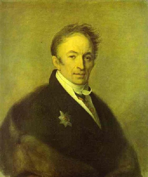 А.Г. Венецианов, портрет Н.М. Карамзина, 1828