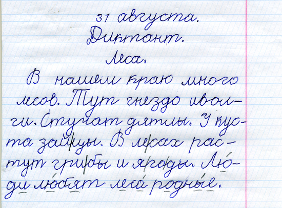 Какая оценка ставится за 2, 3, 4, 5 ошибок в диктанте