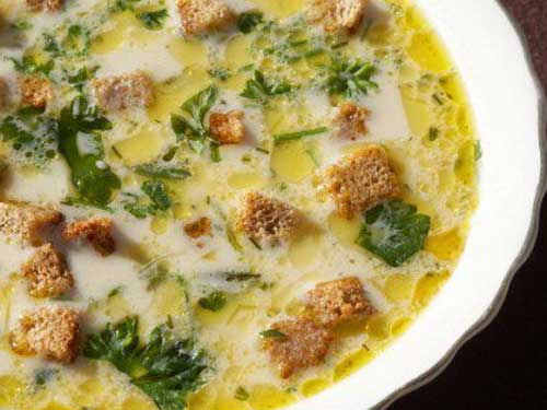 Как приготовить сырный суп с сухариками в мультиварке